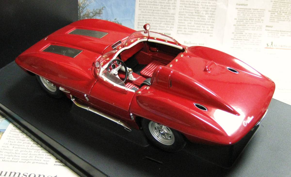 *激レア絶版*AUTOart*1/18*1959 Chevrolet Corvette Stingray Racer レッド≠EXOTO_画像3