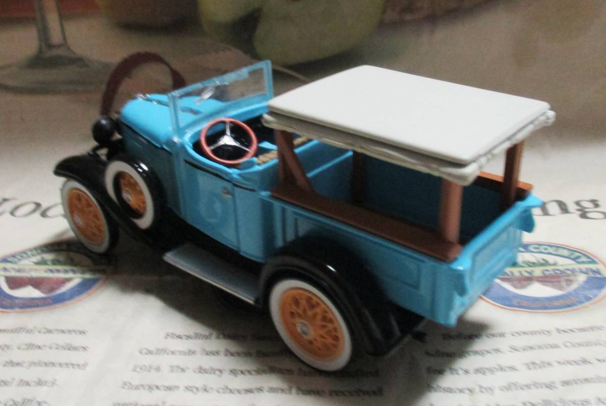 ★絶版*NMMM*1/32*1932 Chevrolet Roadster Pickup ライトブルー≠フランクリンミント_画像2