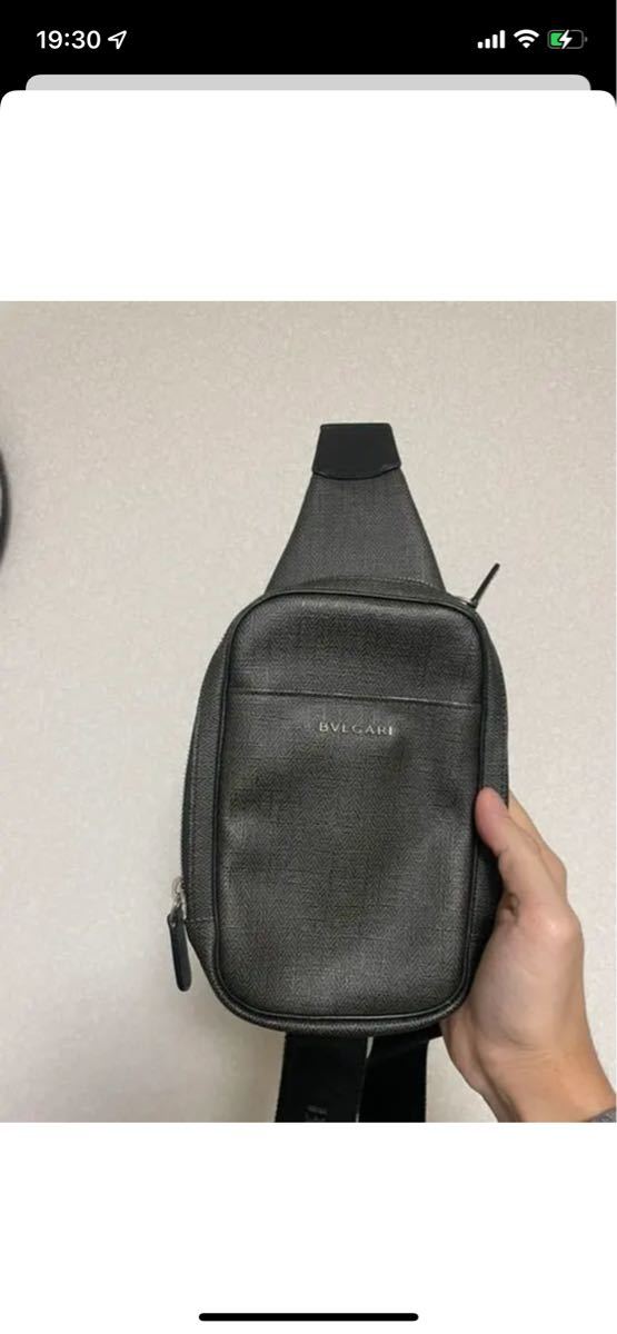 超美品 BVLGARI ボディーバック ボディバッグ メンズバッグ 超美品 BVLGARI ボディーバック ボディバッグ メンズバッグ