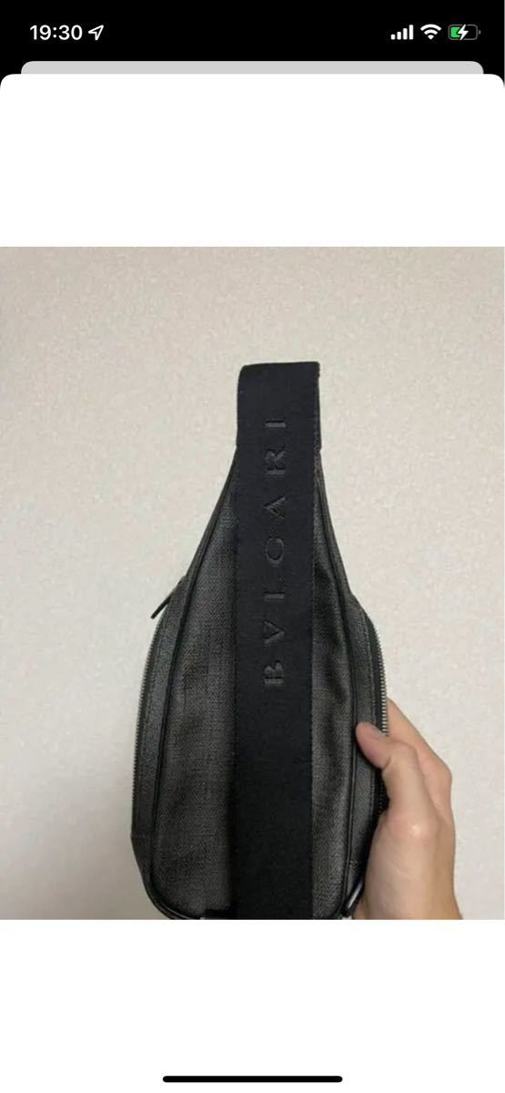 超美品 BVLGARI ボディーバック ボディバッグ メンズバッグ 超美品 BVLGARI ボディーバック ボディバッグ メンズバッグ