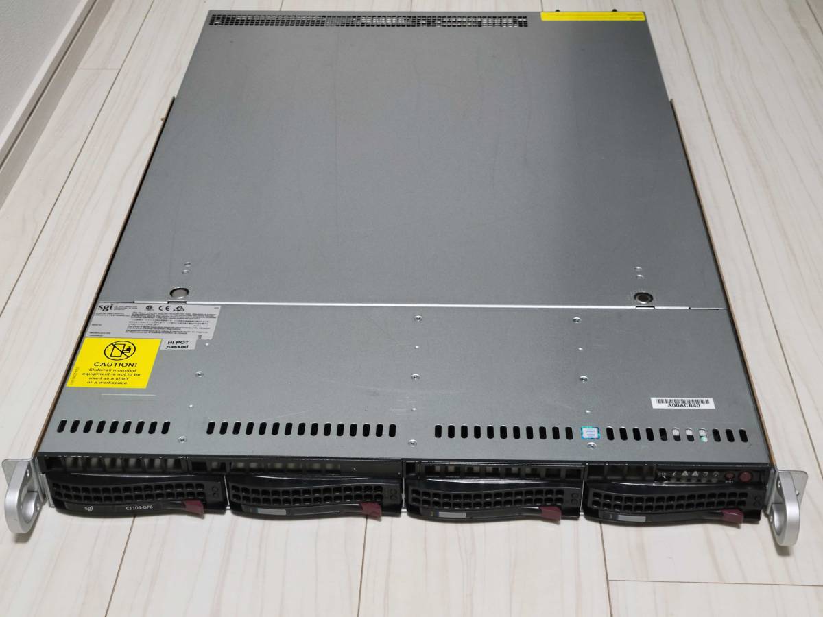 Supermicro (sgi) 5018R-WR Xeon E5 2620v4 32GB X10SRW-F 動作品 商品