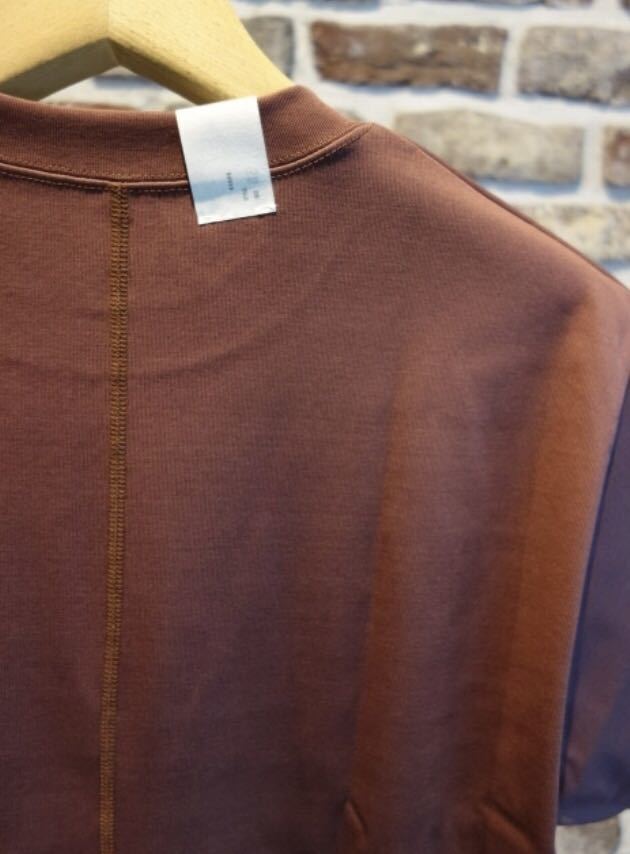 新品 定価1.5万 N.HOOLYWOOD エヌハリウッド 16RCH CREW NECK T-SHIRT ポケットTシャツ 半袖Tシャツ カットソー ブラウン BROWN 38 - 4