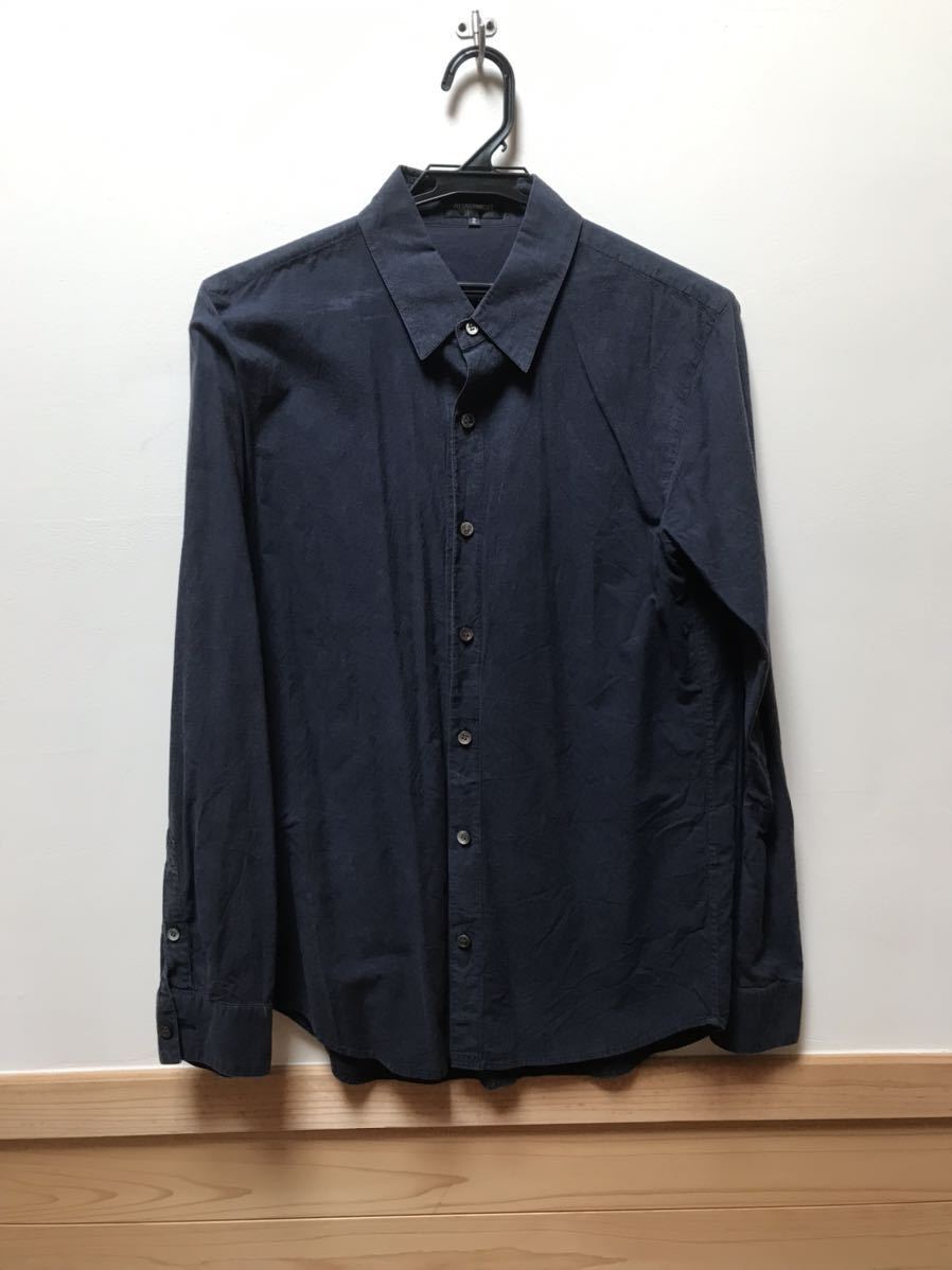  regular price 1.7 ten thousand ATTACHMENT Attachment car n blur - loan regular shirt long sleeve shirt cut and sewn dark navy 2