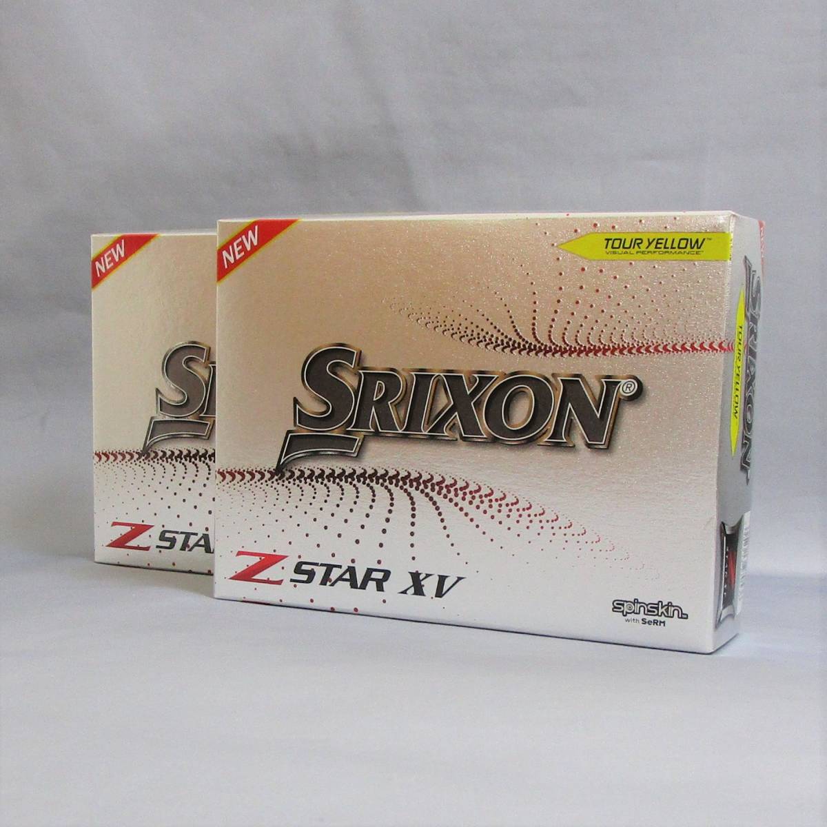 2021年 SRIXON Z-Star XV イエロー 2箱 24球 2ダース カラーボール US