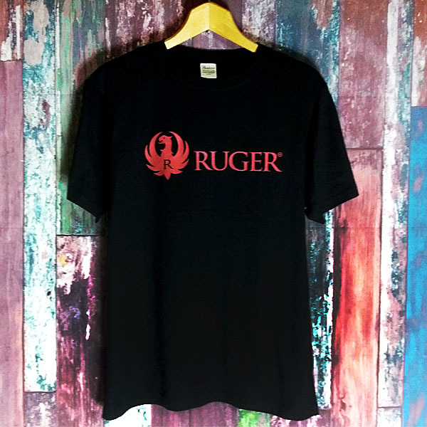 送込　RUGER 　ルガー　 P95DC 　 半袖Tシャツ　黒色　2XLサイズ_画像2