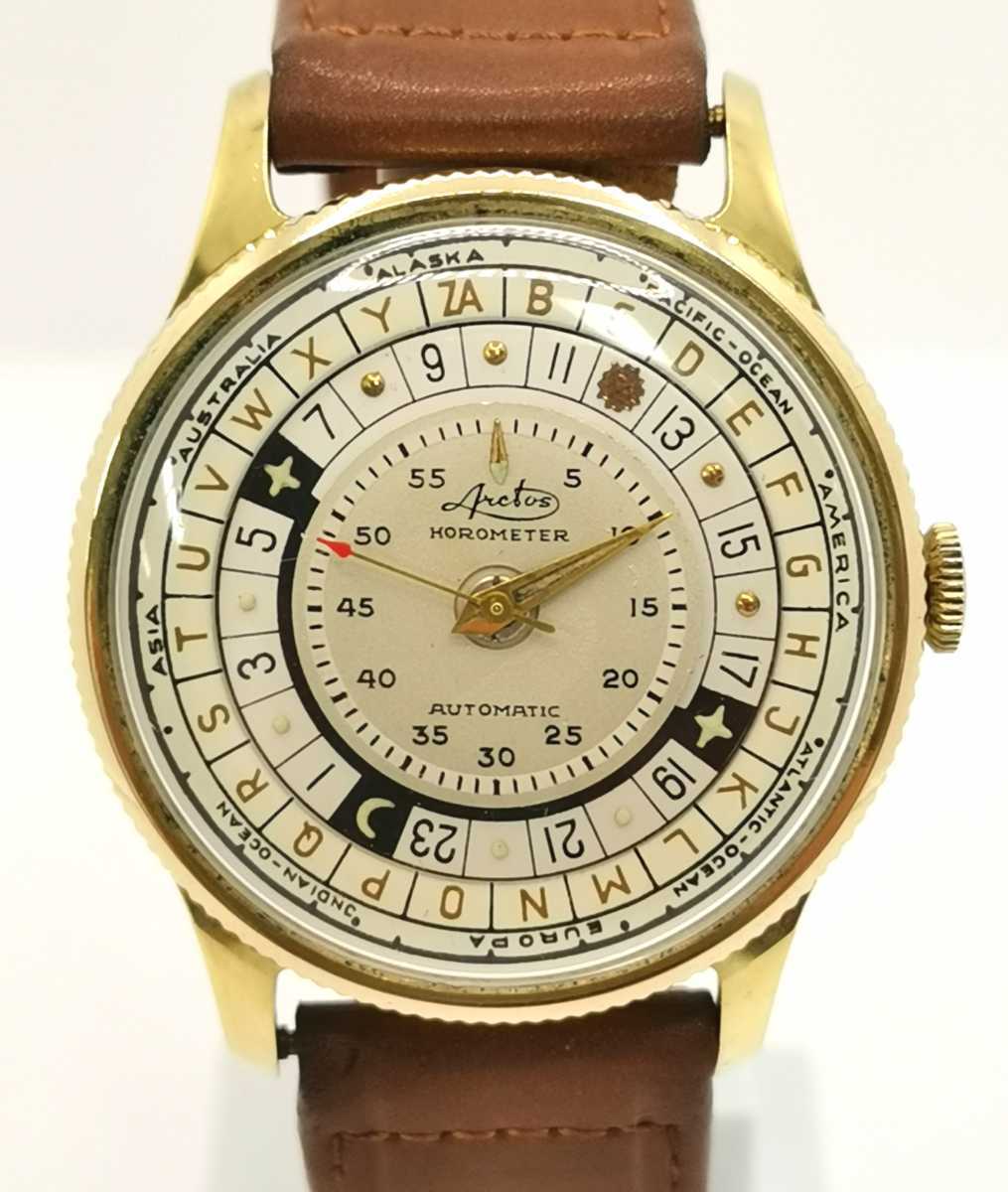 安い低価】 Arctos アルクトス horometer アンティーク50年代 自動巻き