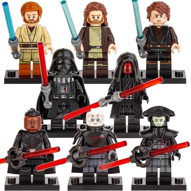 ヤフオク! - 新品LEGOレゴ互換 スターウォーズ4 8体ミニフィグ人形...