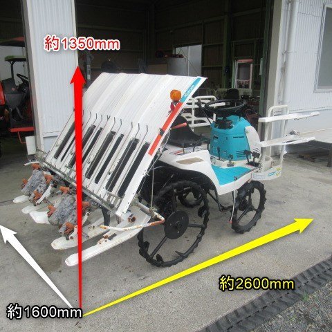 超歓迎得価 ヤフオク! - 鹿児島 クボタ 4条植 田植機 SPJ400 ガソリン
