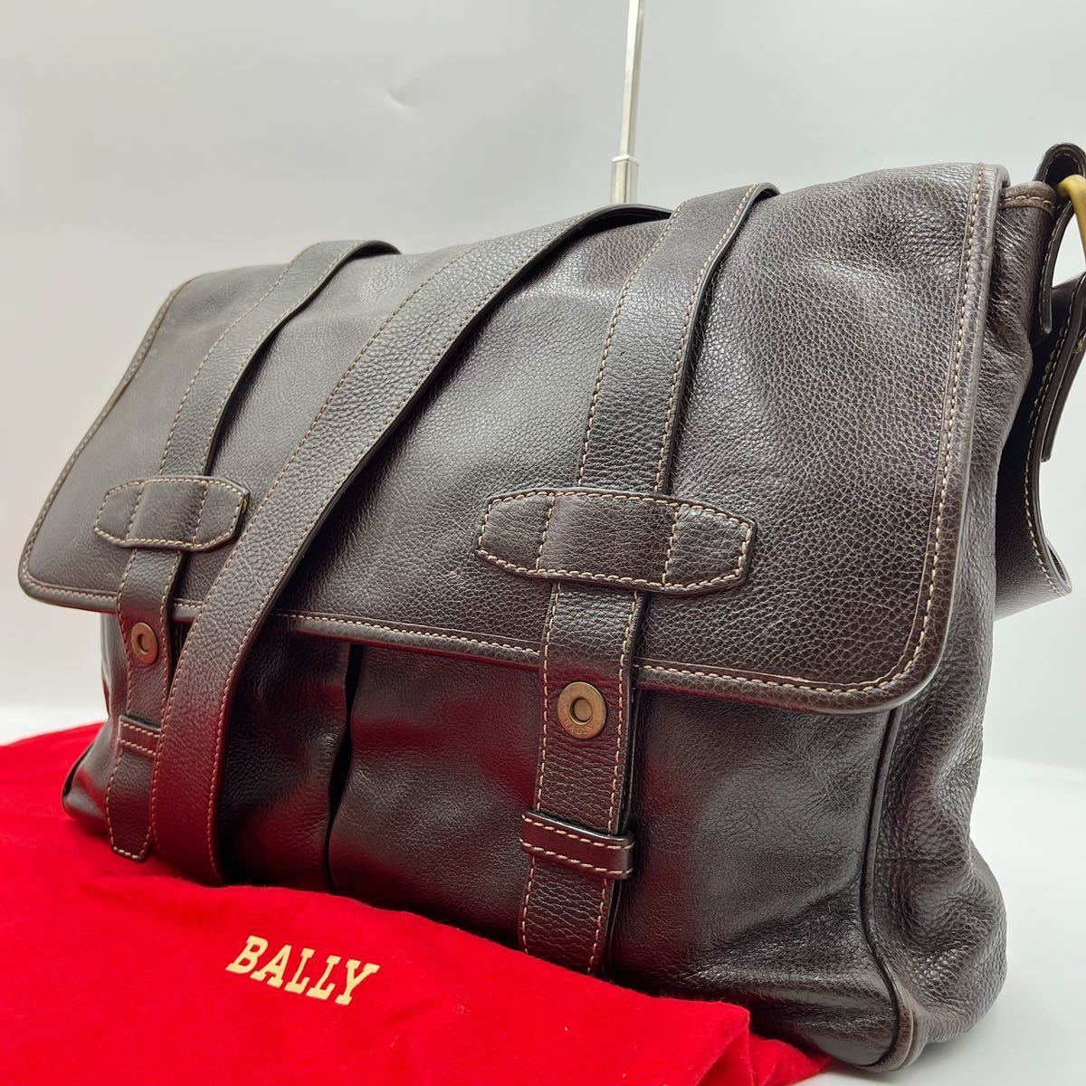 1円 〜【極希少☆美品】BALLY バリー ショルダーバッグ メッセンジャー