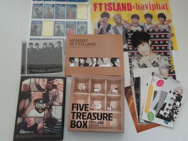 b47-60 FTISLAND CD DVD クリアファイル他 グッズセット トレカ ポスト