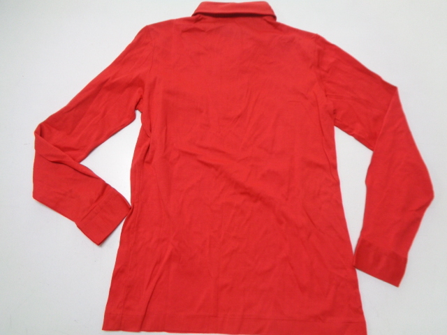 c126-60 オールドアーノルドパーマー 赤 長袖ポロシャツ RENOWN レナウン Mサイズ 昭和レトロ ヴィンテージ _画像4