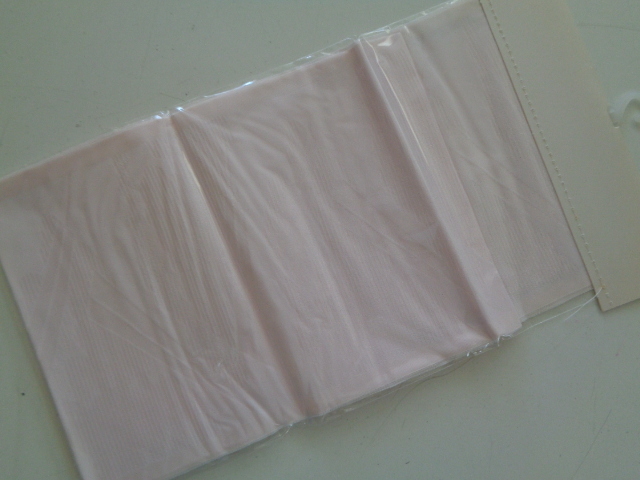 d98-60 半襟 絽 京ごのみ ピンク 絹5％ アセテート95％ 未使用 長期保管品_画像4