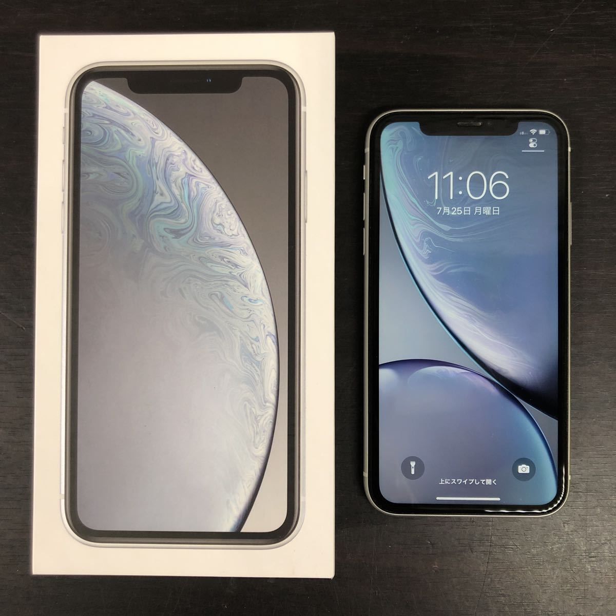 s40725-2289 Apple iPhone XR 128GB ホワイト NT0J2J/A A2106 SIM