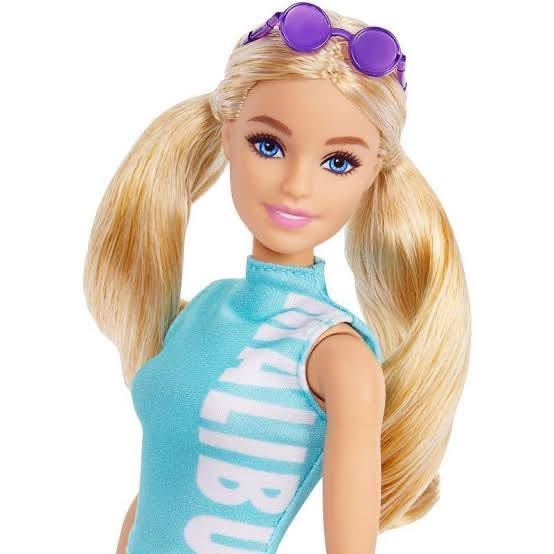 即決 新品 バービー 人形 2個セット ファッショニスタ ブラックTシャツ&パンツルック GRB50 GRB47 Barbie 専用収納ケース付 着せ替えドール_画像5