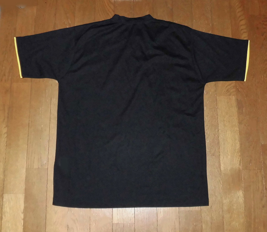 DUNLOP Dunlop T-shirt short sleeves dry business use for sales promotion not for sale box Logo BLK-YEL F unused goods / Motor Sport circuit gymkhana 