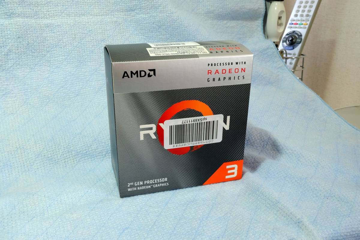 ★AMD CPU Ryzen 3 3200G with Wraith Stealth Boxクーラー付き　難点あり★_画像6