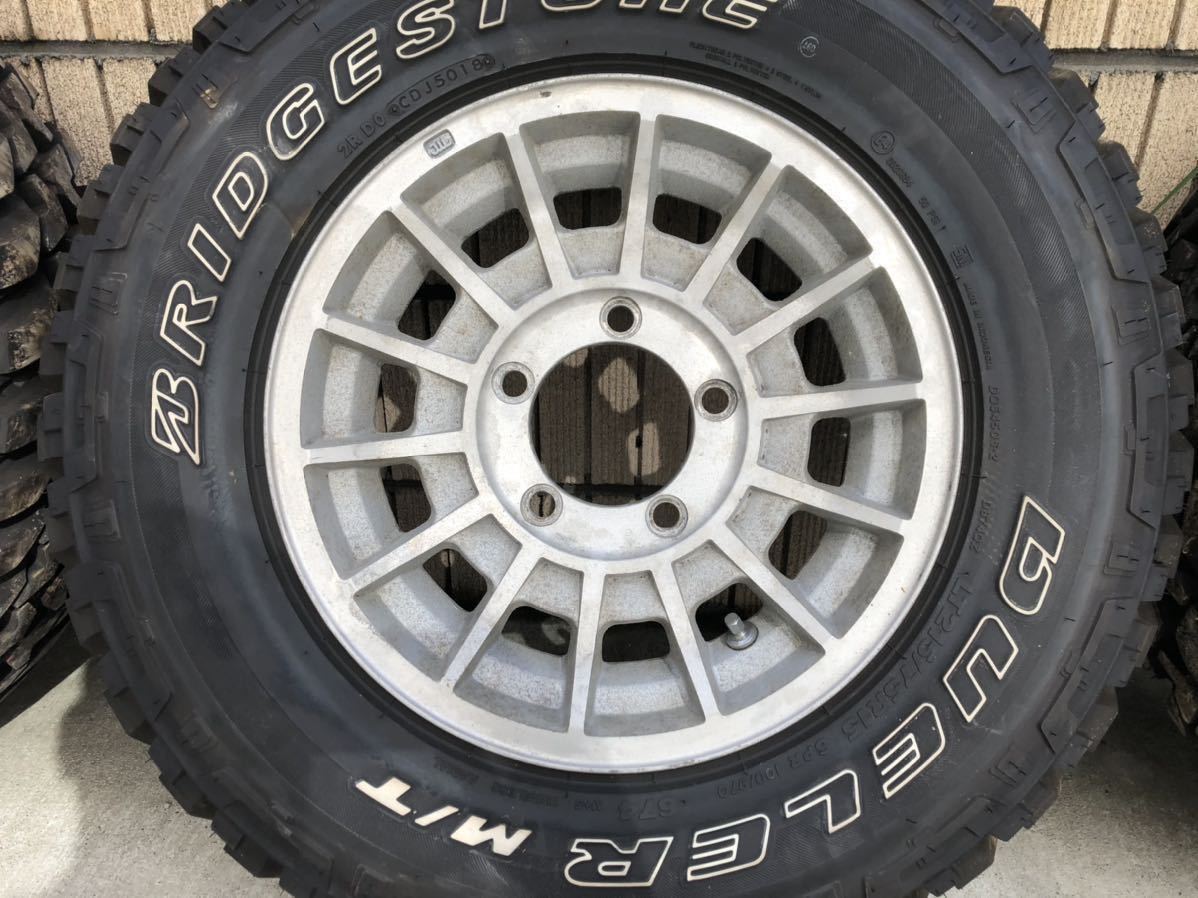 エンケイ バハ 15×6JJ 5H 139.7 DUELER M/T LT215/75R15 エンケイ バハ 15×6JJ 5H 139.7 DUELER M/T LT215/75R15