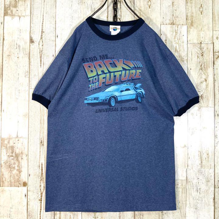 バックトゥザフューチャー デロリアン リンガー Tシャツ オフィシャル
