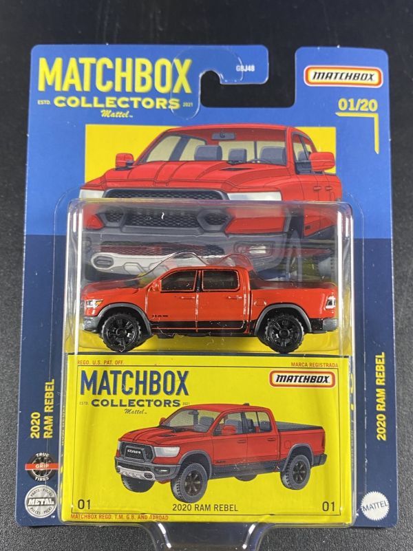 MATCHBOX マッチボックス MBX COLLECTORS 2020 RAM REBEL ラム レベル 1/64 DODGE ダッジ_画像1