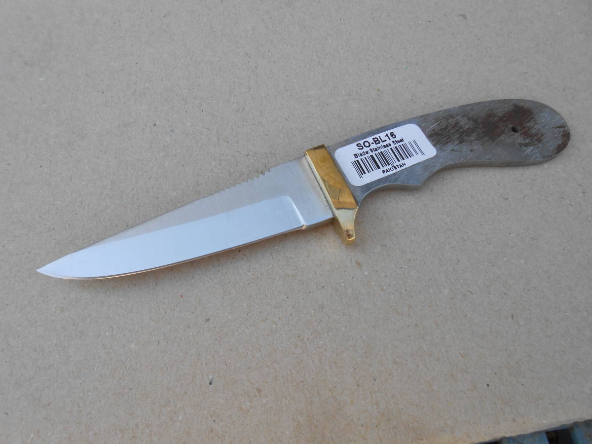 BL016☆Blade ☆パキスタン製 ステンレス鋼 ブレード ☆金属.工作.工具 鍛冶