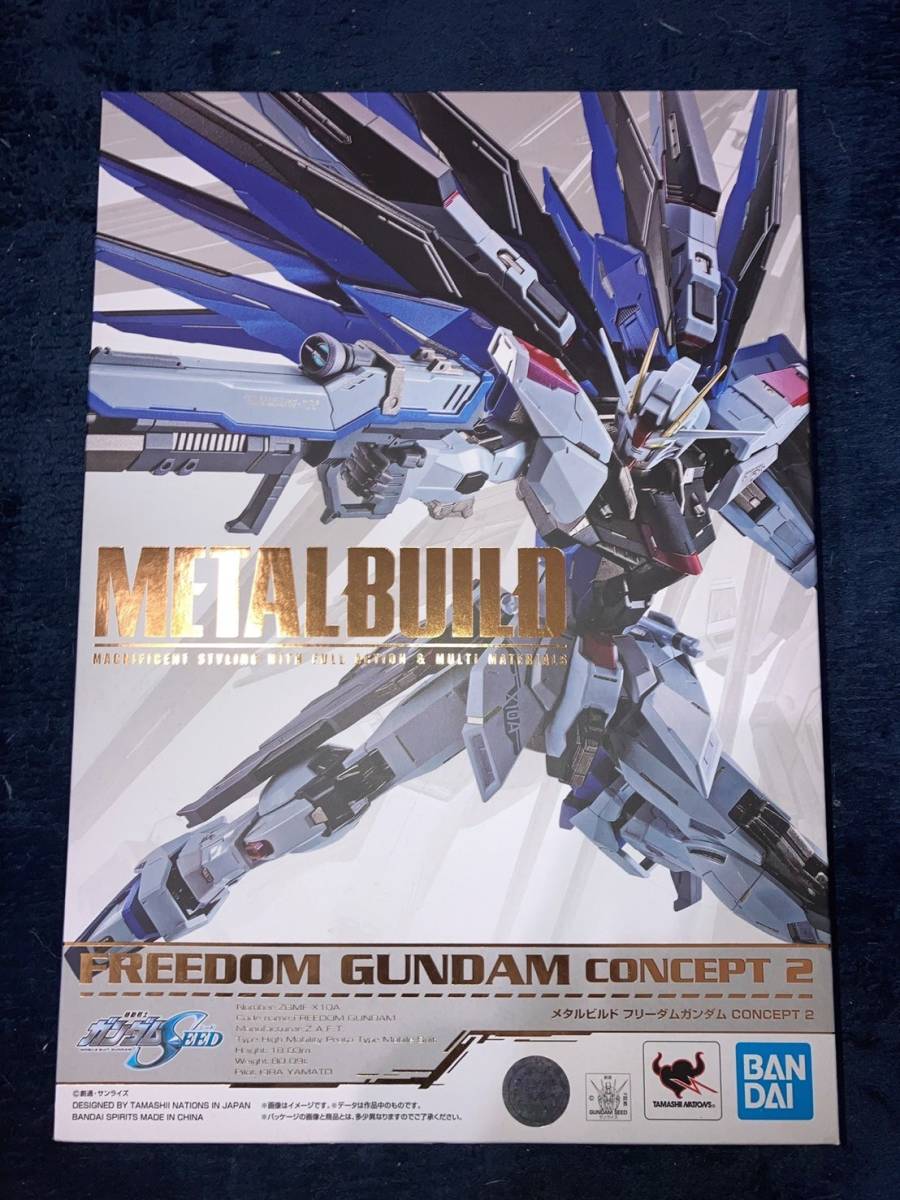 BANDAI METAL BUILD フリーダムガンダム CONCEPT 2 USED美品 在庫一掃60%Off 【美品】METAL フリーダムガンダム BUILD コミック/アニメ