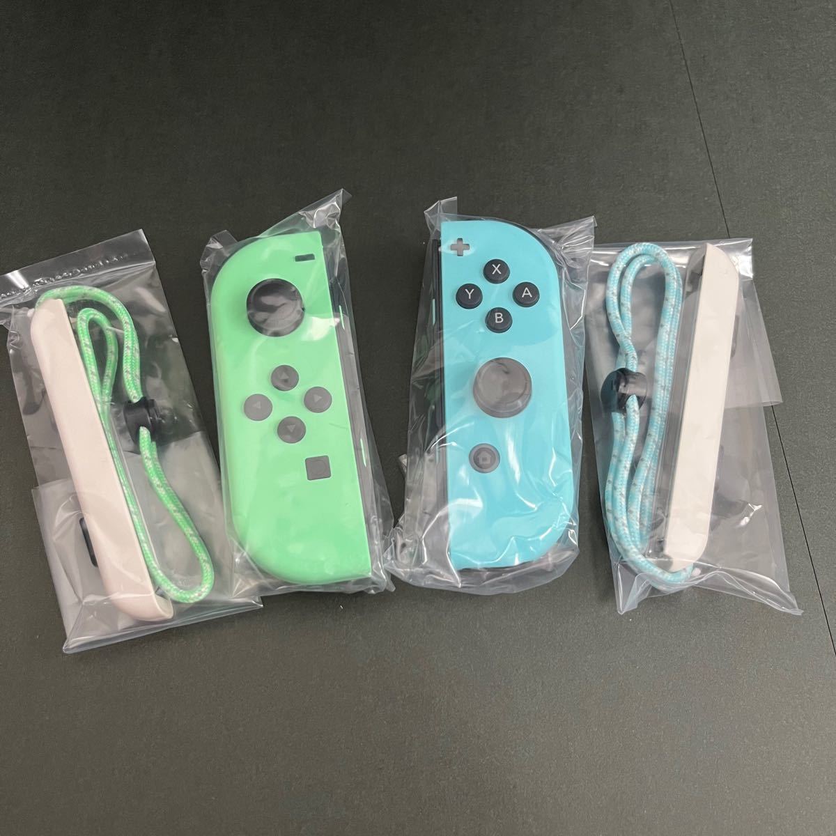 新品 あつ森ジョイコン特別カラー ストラップ付 Nintendo Switch Joy