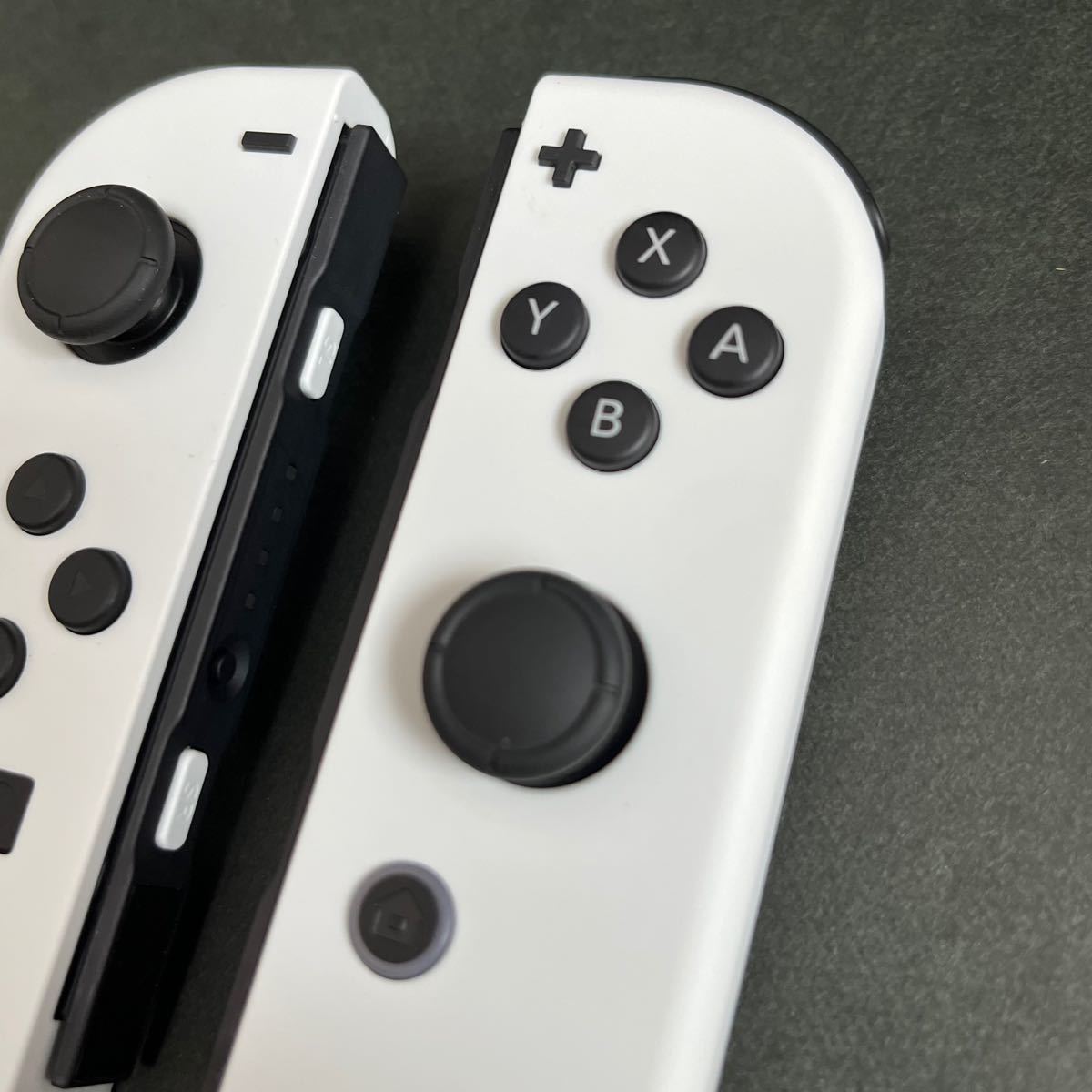 美品 Nintendo Switch Joy-Conホワイト左右セット ニンテンドースイッチジョイコン白　有機EL 従来にも対応