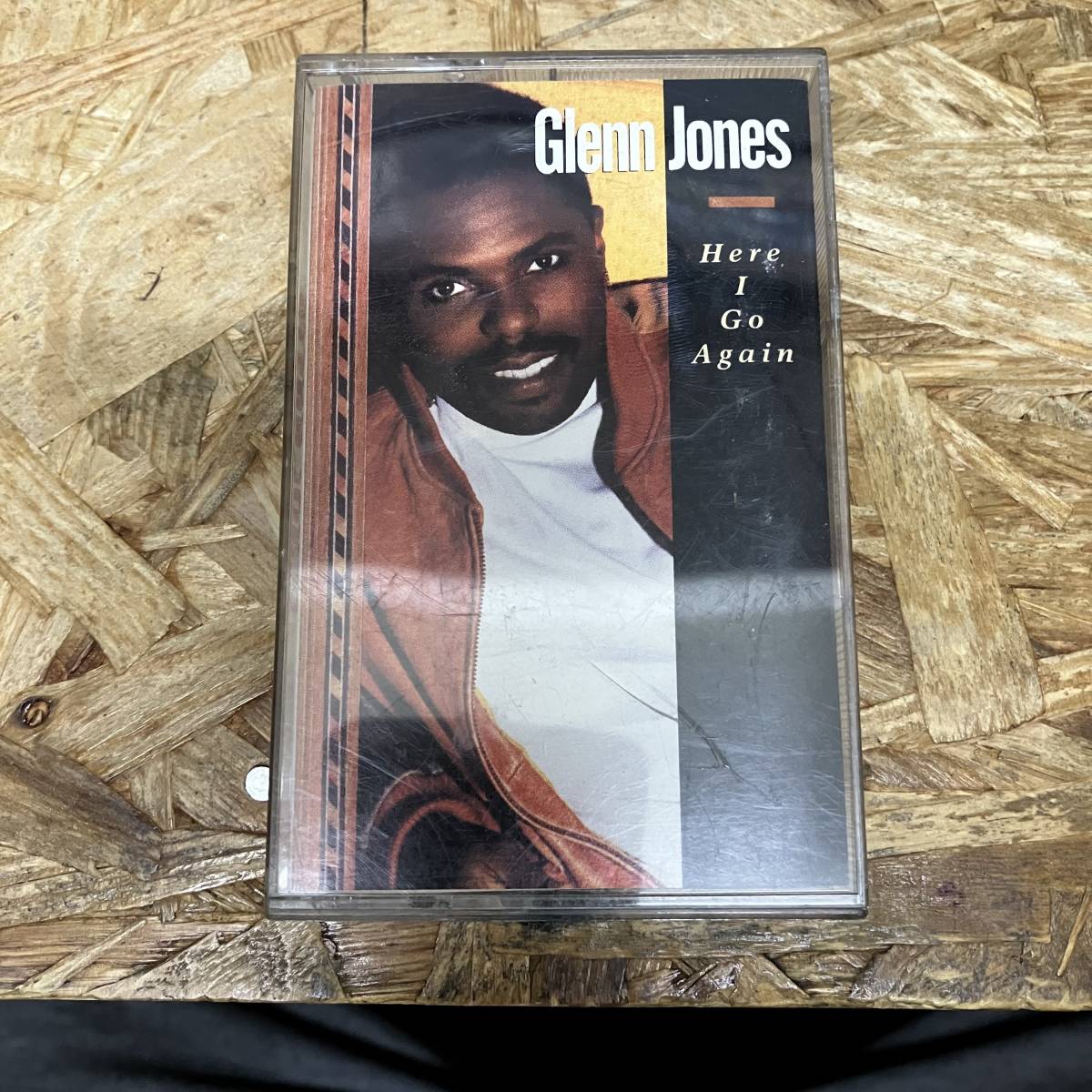 シHIPHOP,R&B GLENN JONES - HERE I GO AGAIN アルバム,名作! TAPE 中古品の画像1