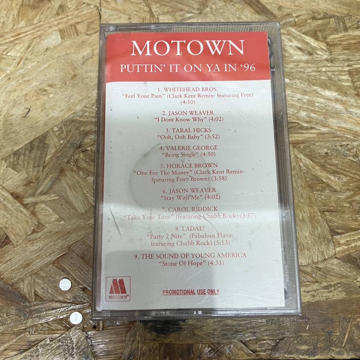 シHIPHOP,R&B MOTOWN: PUTTIN' IT ON YA IN '96 アルバム TAPE 中古品_画像1