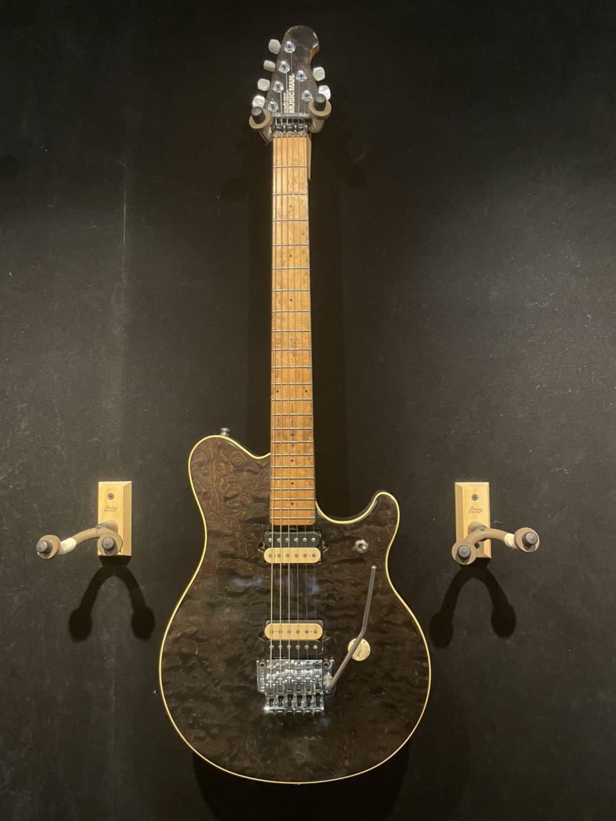 Ernie Ball Music Man AXIS EX Trans Black _画像1