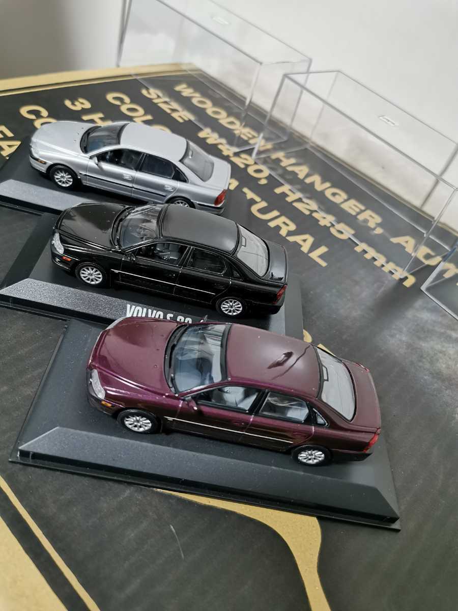 ボルボ S80 3台セット ミニチャンプス製 ディーラーモデル1台 ボルボ S80 3台セット ミニチャンプス製 ディーラーモデル1台
