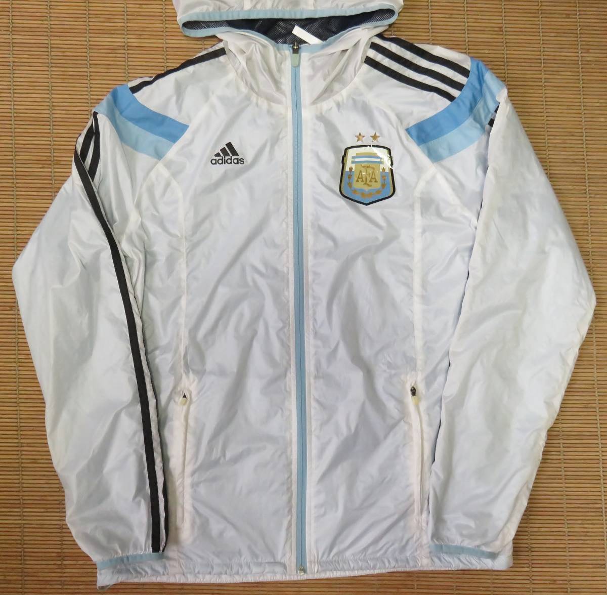 正規品 2014 アルゼンチン代表 アンセムウーブンジャケット/レインジャケット/トレーニング FIFA2014ワールドカップ メッシ