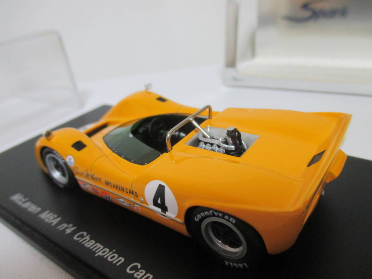 絶版入手困難　ケース難あり　マクラーレンM6A　1967年カンナムチャンピオン　1/43_画像8