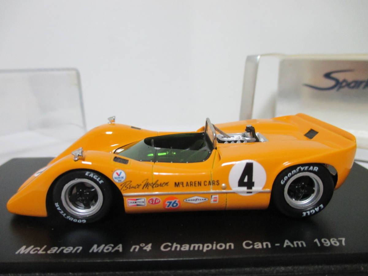 絶版入手困難　ケース難あり　マクラーレンM6A　1967年カンナムチャンピオン　1/43_画像10