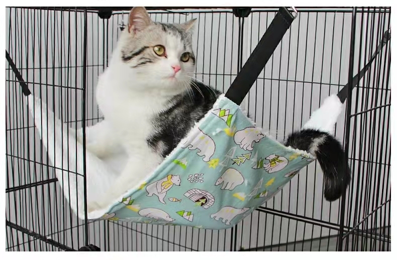 [ white ..] cat dog hammock pet bed winter summer both for soft soft daytime . large 