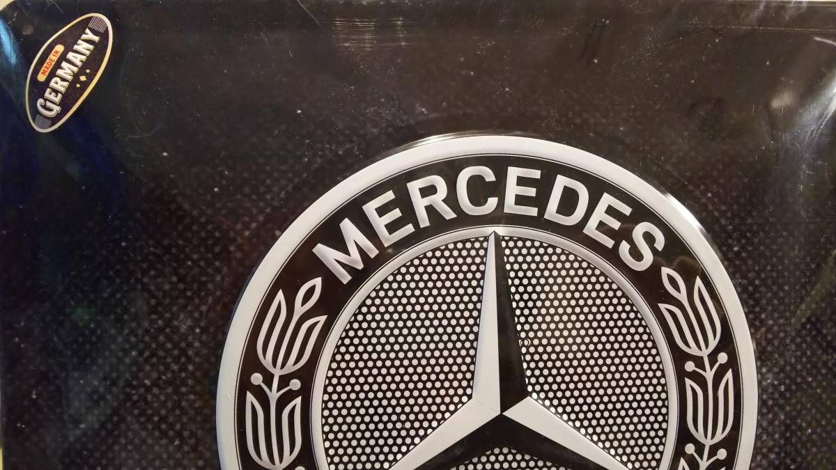 新品 メルセデス ベンツ ガレージパネル 送料無料！ Mercedes Benz - Garage お洒落壁掛け ノスタルジック デザイン！の画像5