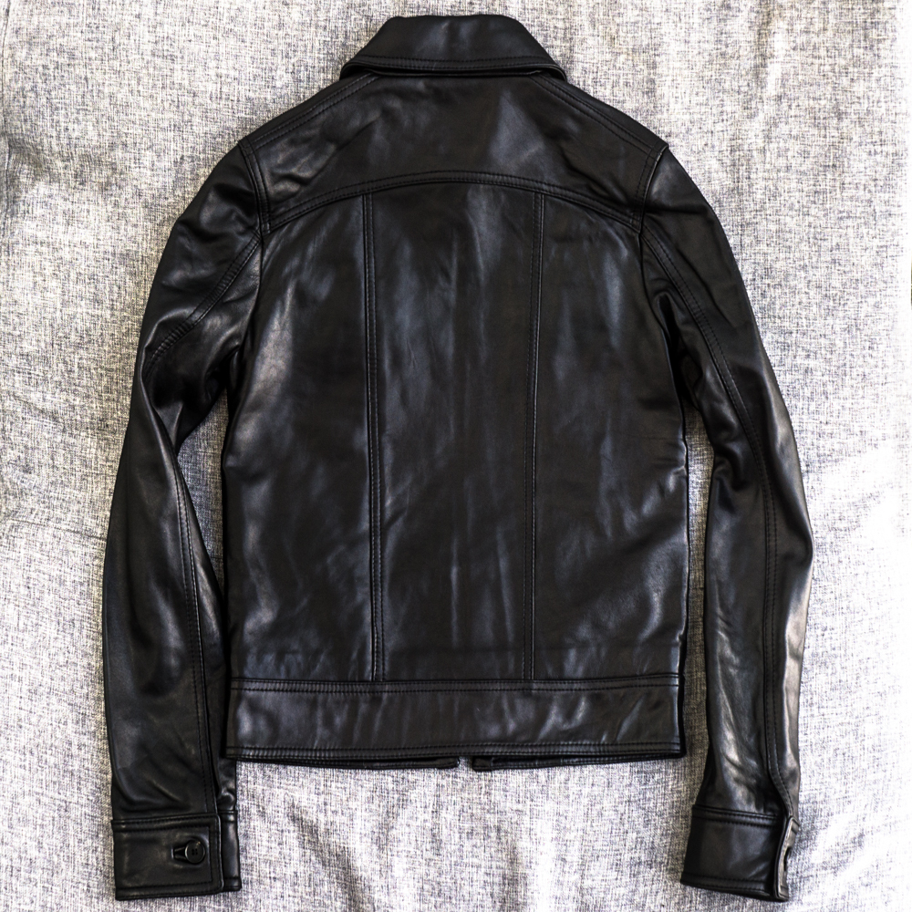 未使用 STUD HOMME クロスポケット イタリア産 ラムスキン 未使用 STUD HOMME クロスポケット イタリア産 ラムスキン