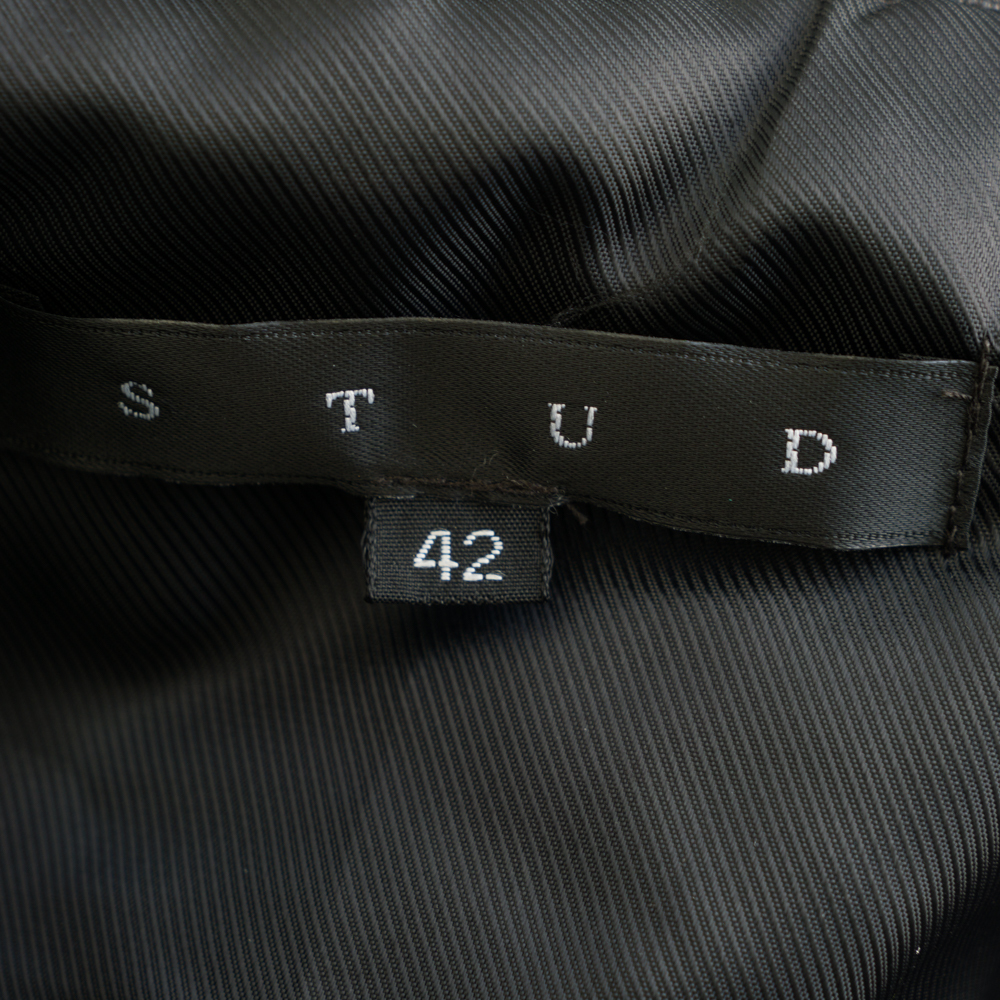 未使用 STUD HOMME クロスポケット イタリア産 ラムスキン 未使用 STUD HOMME クロスポケット イタリア産 ラムスキン