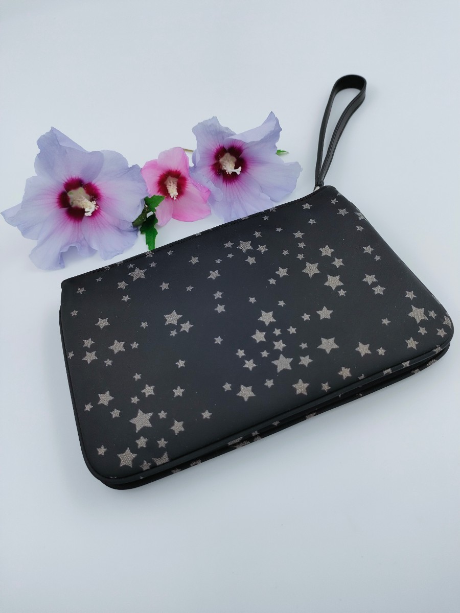 ケイトスペード　kate spade　星柄　ポーチ　化粧ポーチ　マルチポーチ　正規品　ハワイ購入品　新品