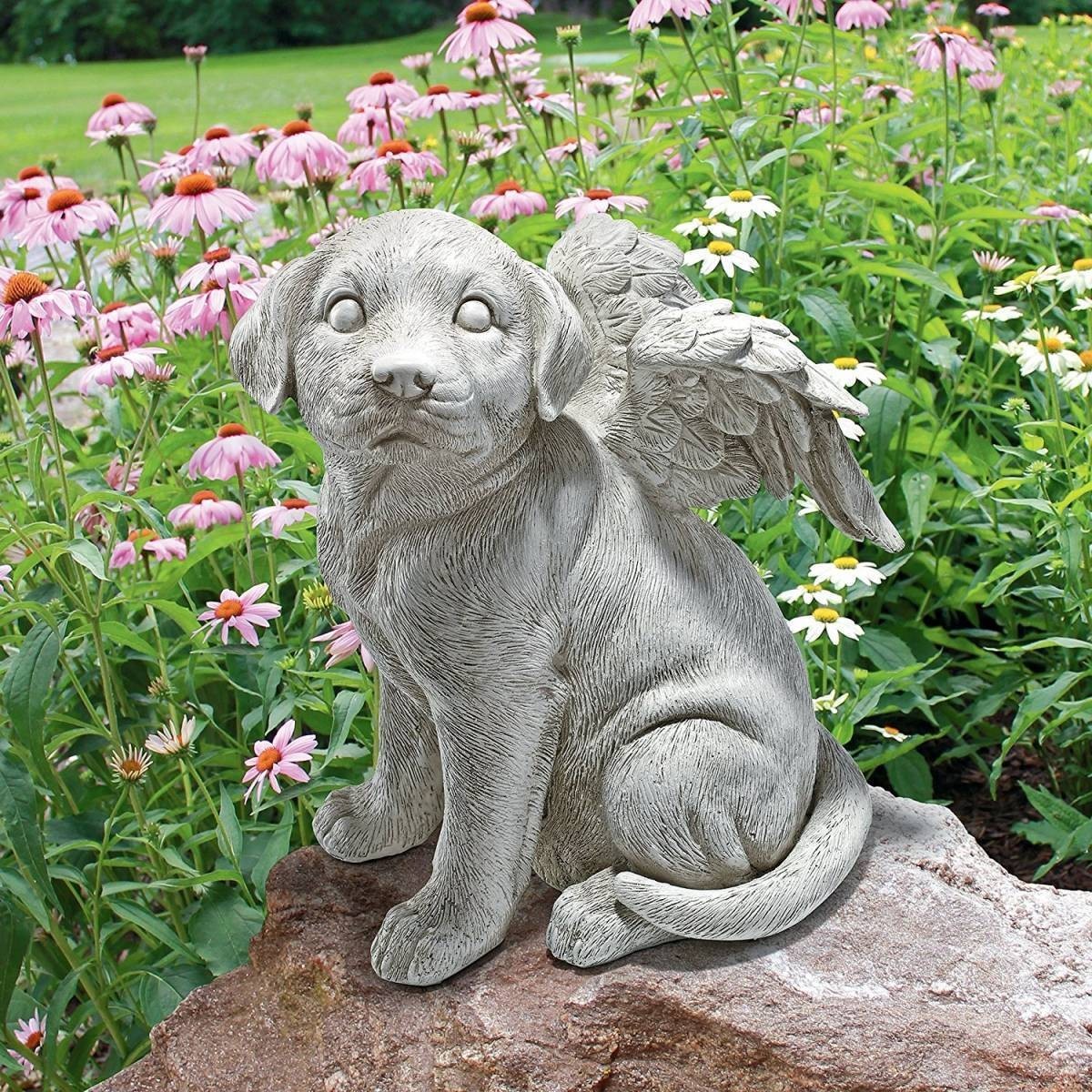 愛する友人 メモリアルペット 犬の天使 彫像 彫刻 置物/ Loving Friend Memorial Pet Dog （輸入品）_画像1