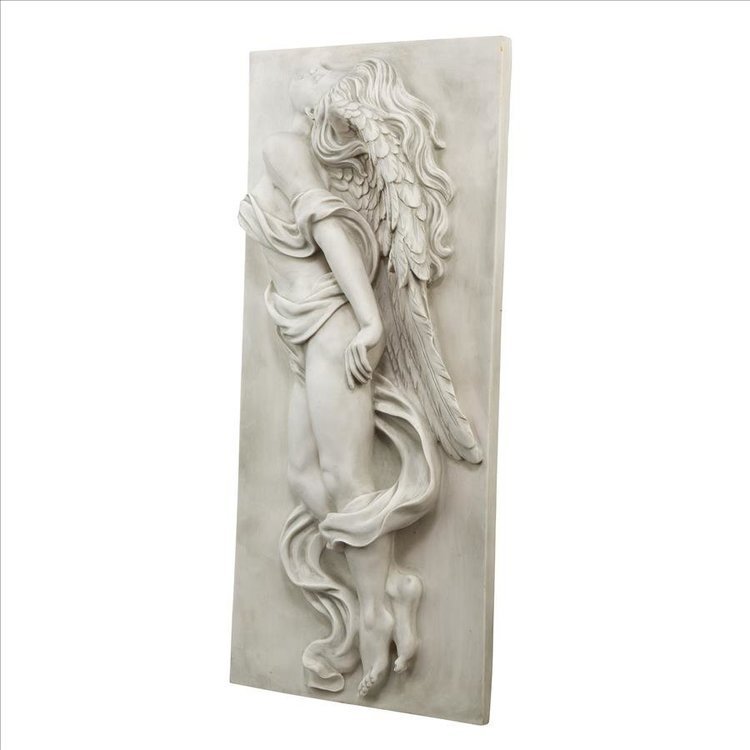 カルロ・ブロンティ作 上昇する(エンジェル)天使の熱狂 壁掛け彫像 彫刻 像/ 化粧室 サウナ(輸入品_画像9