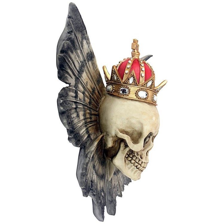 死すべき運命の変容 死の頭蓋骨の壁彫像 彫刻/ サンタ・ムエルテ 死者の日（輸入品）_画像4