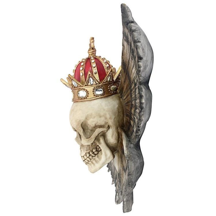 死すべき運命の変容 死の頭蓋骨の壁彫像 彫刻/ サンタ・ムエルテ 死者の日（輸入品）_画像6