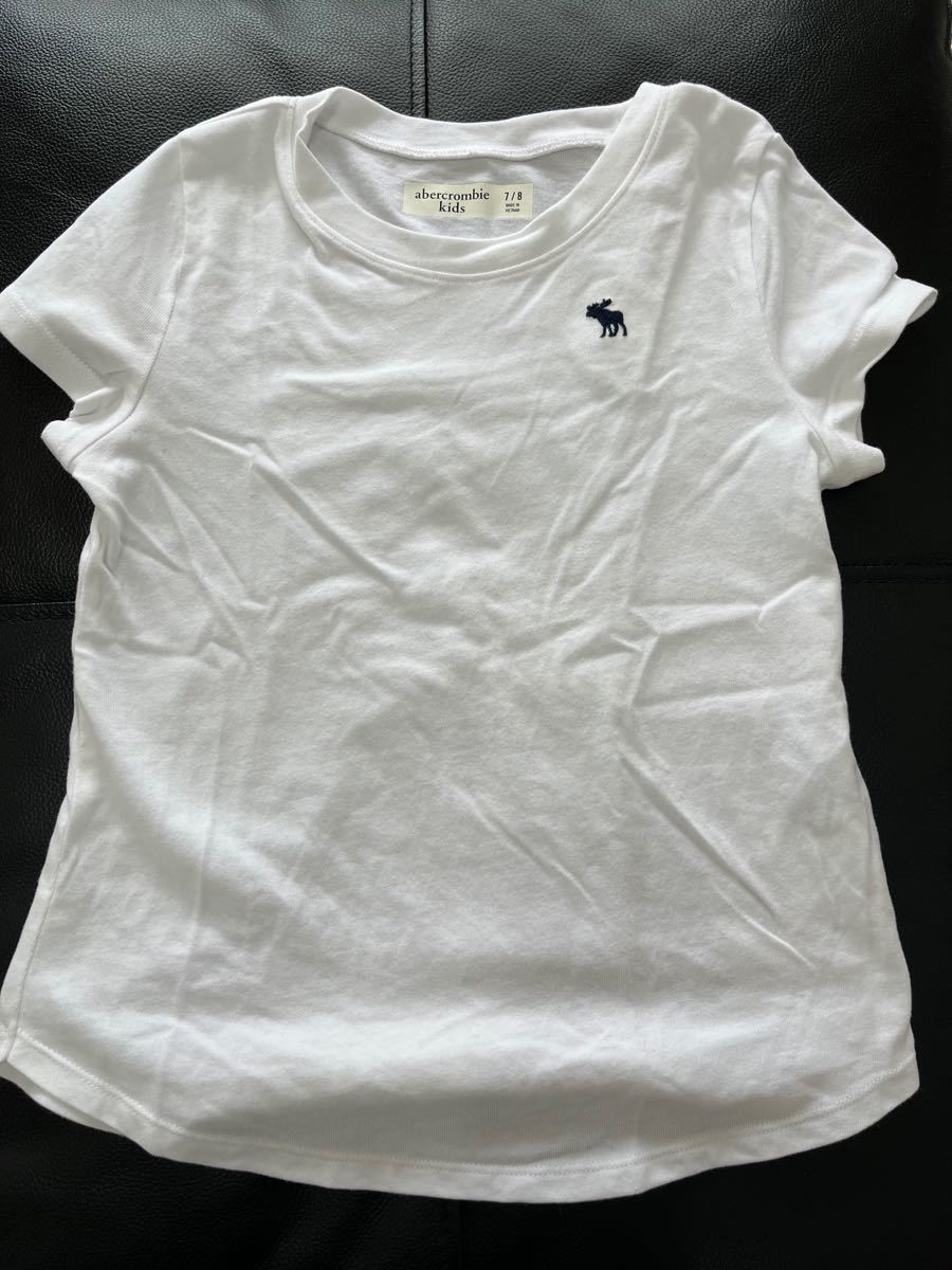 Abercrombie kids size7/8 白 Tシャツ