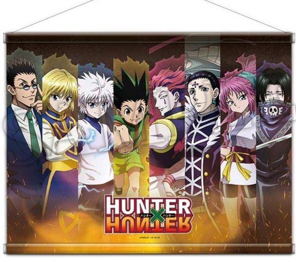 A2 タペストリー HUNTER×HUNTER 第2弾 戦闘開始 バトルスタート ハンターハンター 限定品 キルア ヒソカ クロロ クラピカ フェイタン_画像1