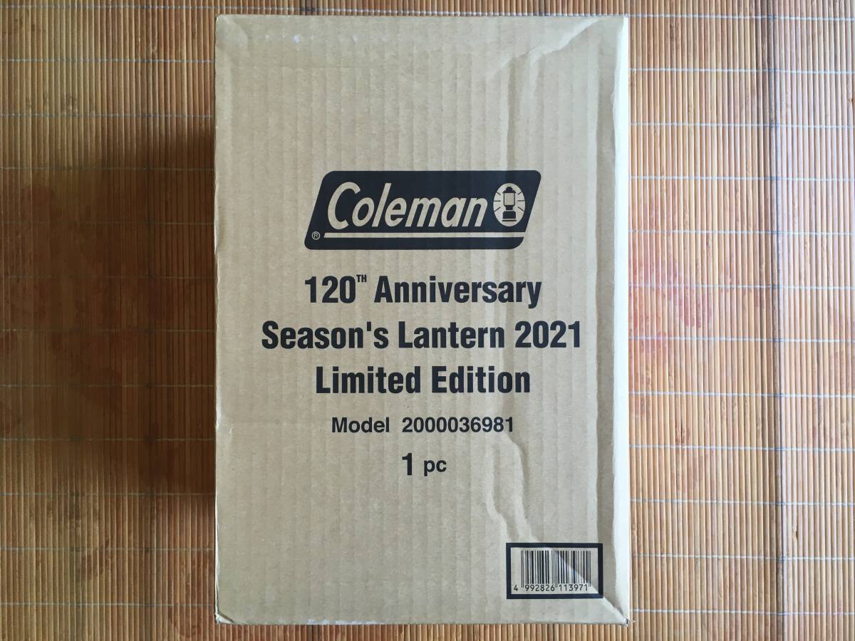 【新品即決送料無料】Coleman 120thアニバーサリー ランタン コールマン シーズンズランタン 2021 レッド Red 赤 送料込み