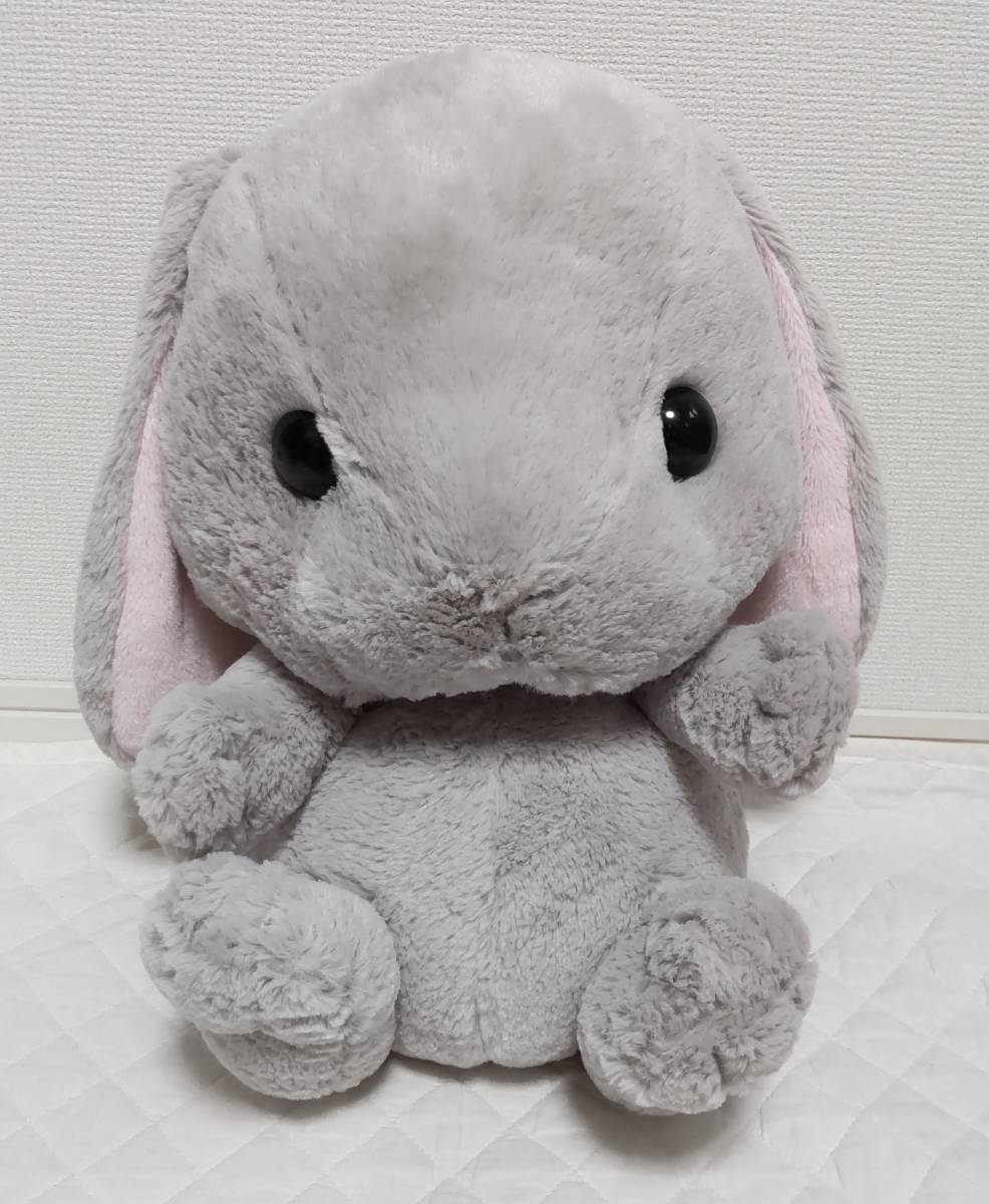 うさぎ ぽてうさろっぴー ぐれぴょん ぬいぐるみ グレー 41cm 大 うさぎ ぽてうさろっぴー ぐれぴょん ぬいぐるみ グレー 41cm 大