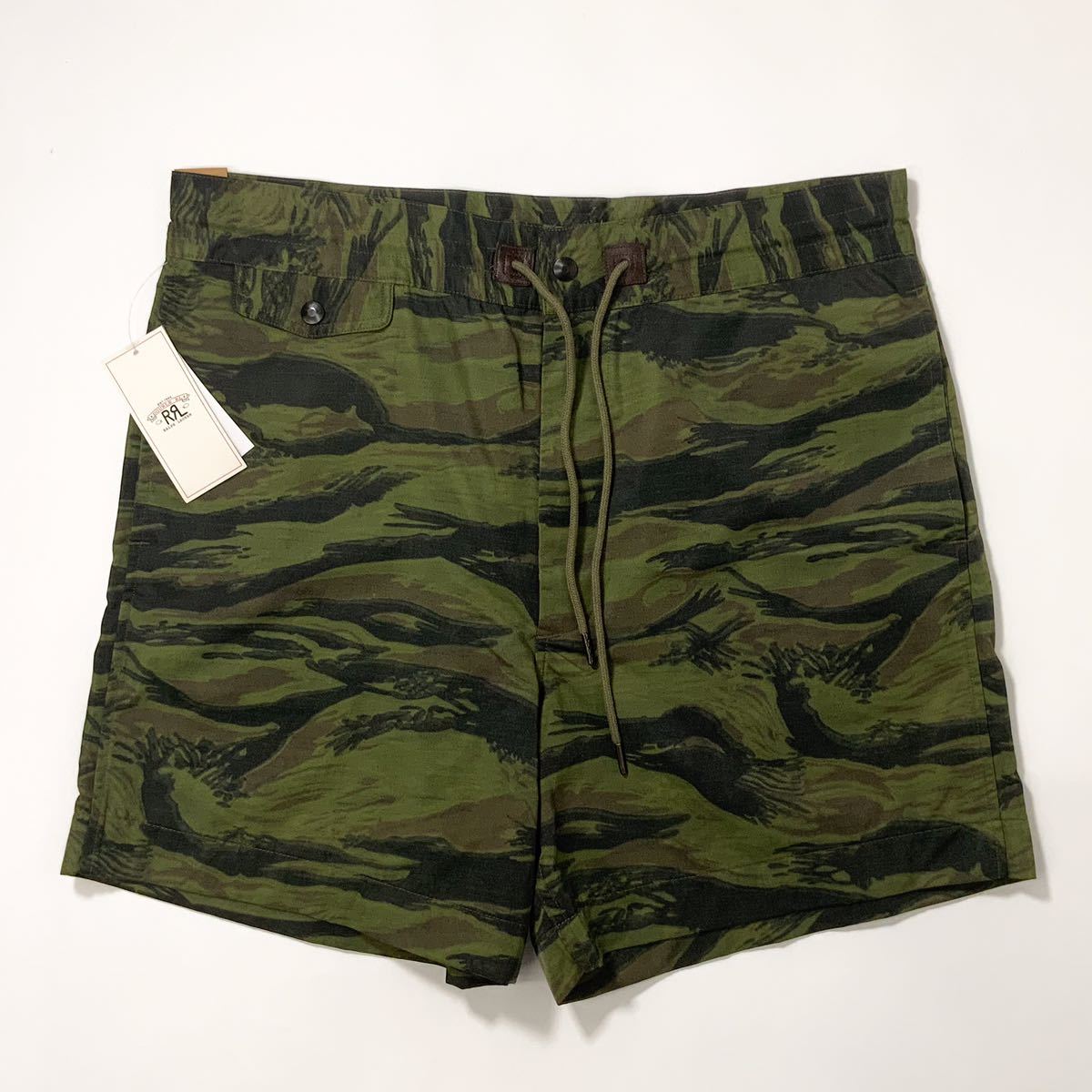 RRL タイガーカモ柄ショートカーゴパンツ SIZE:W34 Yahoo!オークション - 22SS 新品 DOUBLE RL RRL タイガーカモ