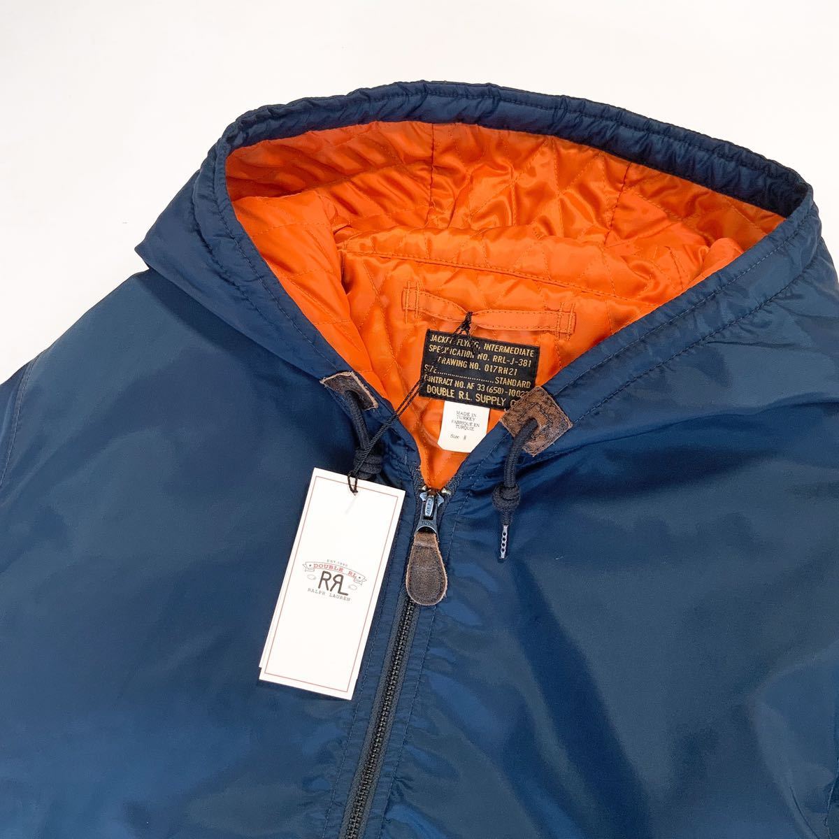 22SS 新品 DOUBLE RL RRL フーデッド フライト ジャケット ラルフ