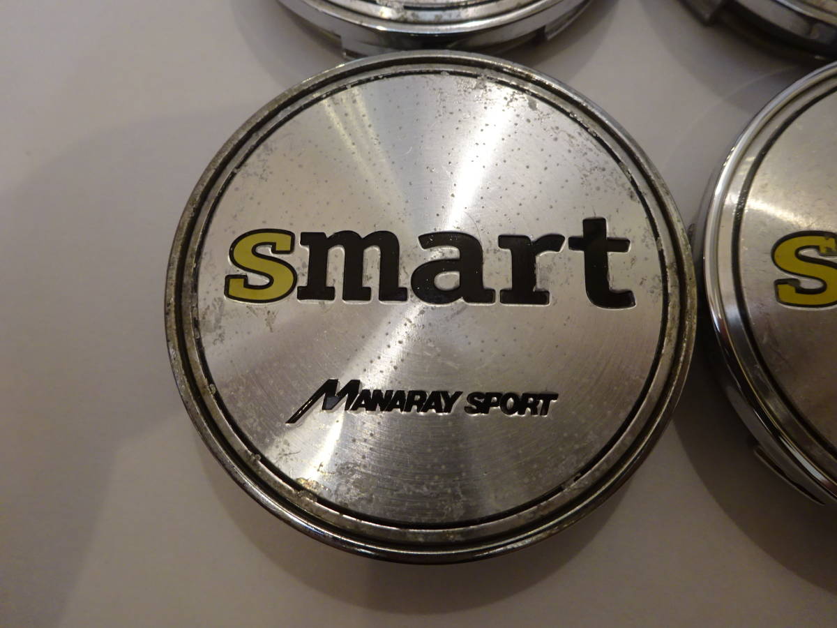 MANARAY SPORT smart ホイール センターキャップ 4個 59.5mm C-270-1 マナレイスポーツ スマートの画像3